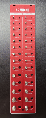 verificador de rosca de porcas e parafusos